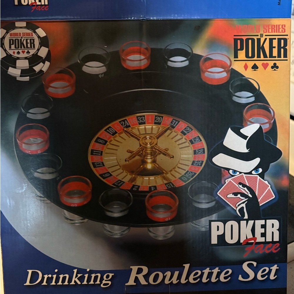 World Series of Poker Drinking Roulette Set